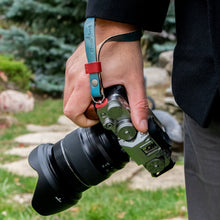 Load image into Gallery viewer, Patriot Leather Camera Wrist Strap - Due North Leather Goods