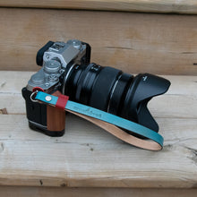 Load image into Gallery viewer, Patriot Leather Camera Wrist Strap - Due North Leather Goods