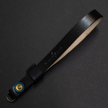 Load image into Gallery viewer, Bond Nero Leather Wrist Strap - Due North Leather Goods