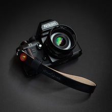 Load image into Gallery viewer, Bond Nero Leather Wrist Strap - Due North Leather Goods