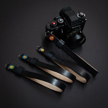 Load image into Gallery viewer, Bond Nero Leather Wrist Strap - Due North Leather Goods
