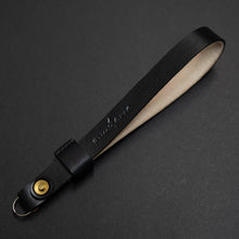 Load image into Gallery viewer, Bond Nero Leather Wrist Strap - Due North Leather Goods
