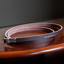 Load image into Gallery viewer, Racer Series Leather Neck Strap - Due North Leather Goods
