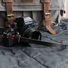 Load image into Gallery viewer, Racer Series Leather Wrist Strap - Due North Leather Goods