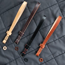 Load image into Gallery viewer, Racer Series Leather Wrist Strap - Due North Leather Goods