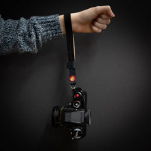 Load image into Gallery viewer, Bond Nero Leather Wrist Strap - Due North Leather Goods