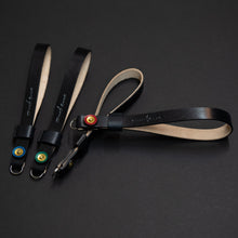 Load image into Gallery viewer, Bond Nero Leather Wrist Strap - Due North Leather Goods