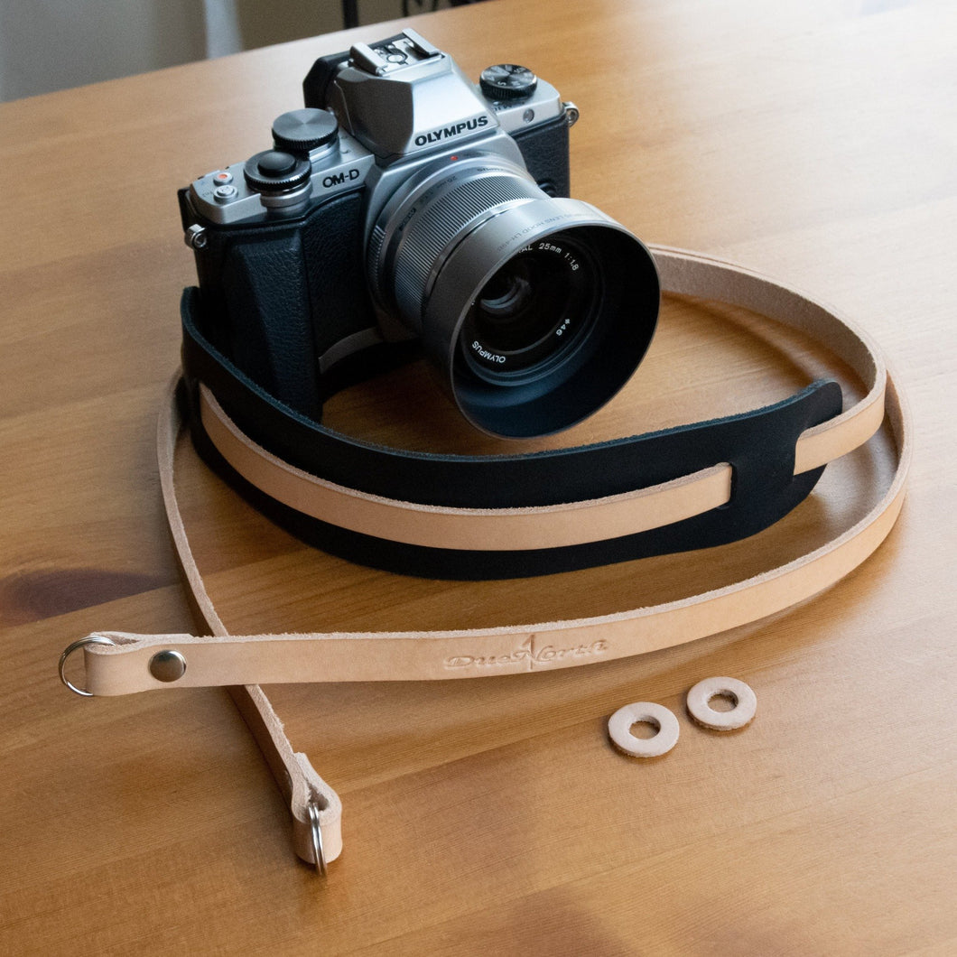 Bowman Series Leather Neck Strap - Due North Leather Goods